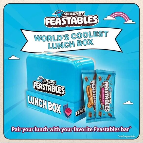 Mr Beast Feastables Worlds Coolest Lunch Box Brand New In Package-FAST SHIPPING✅ - Picture 1 of 5